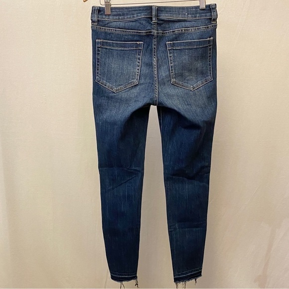 Vince Camuto 27/4 Skinny Jeans Mid Rise Release Fray Hem Womens Ankle Stretch - Picture 13 of 14